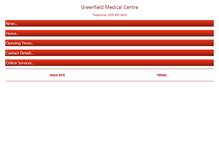 Tablet Screenshot of greenfieldmc.co.uk